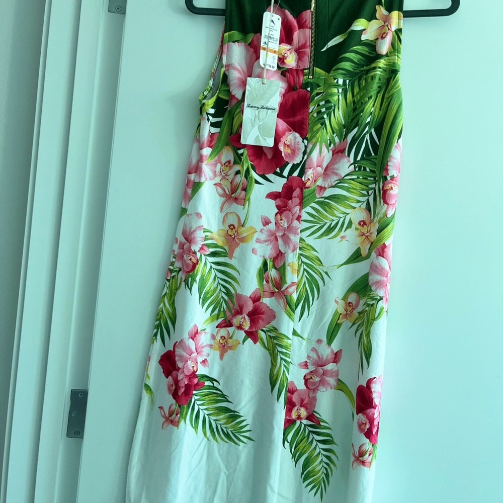 Tommy Bahama Darcy Fleur Dress - Pink and Green Floral from Disney Aulani - Picture 5 of 8